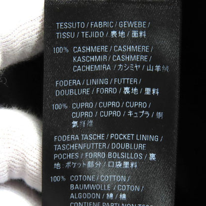 Balenciaga 595272 Shifted COAT 100% Cashmere Long Coat With Logo Pattern