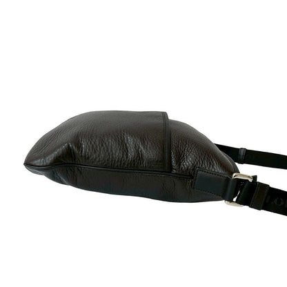 Loewe Anagram Embossed Logo Leather Nylon Shoulder Bag Pochette