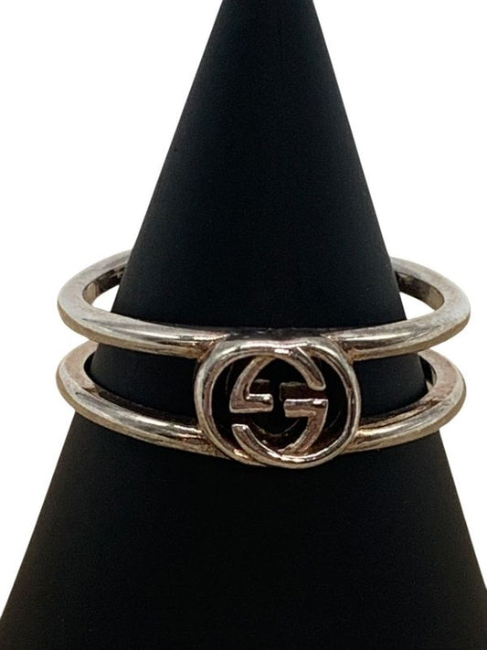 1451 Gucci Interlocking Slim Open Band No 15 298036 J8400 8106