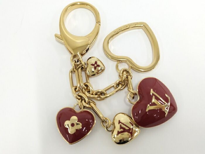 Louis Vuitton Bijoux Sac Cool Key Charm GP Heart M65759