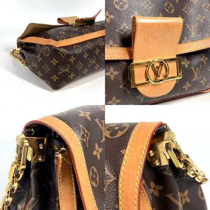 Louis Vuitton Shoulder Bag Dauphine Soft GM M47149 Monogram Canvas Brown