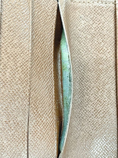 Louis Vuitton Monogram Compact Zipped Folding Wallet M61667 Brown Made In France