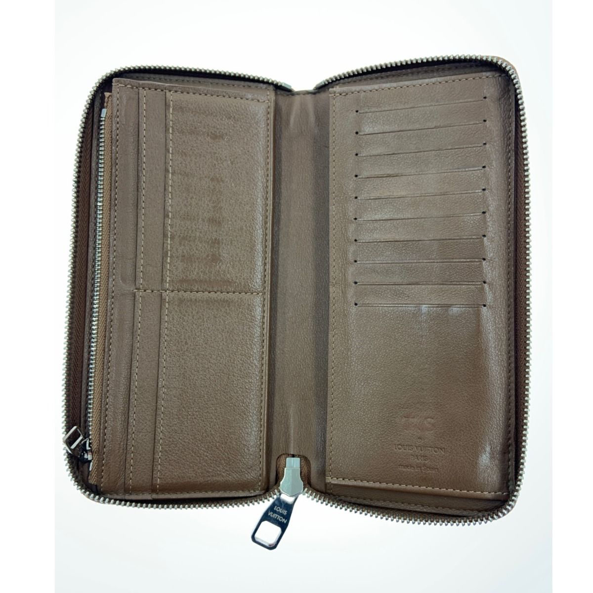 Louis Vuitton Zippy Wallet Vertical Taurillon Leather Long Wallet Leather