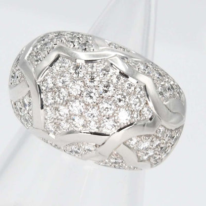 Finished Chanel Ring No 10 Camellia Dome #50 7l1336 750 D 18.2g Jewelry H17479