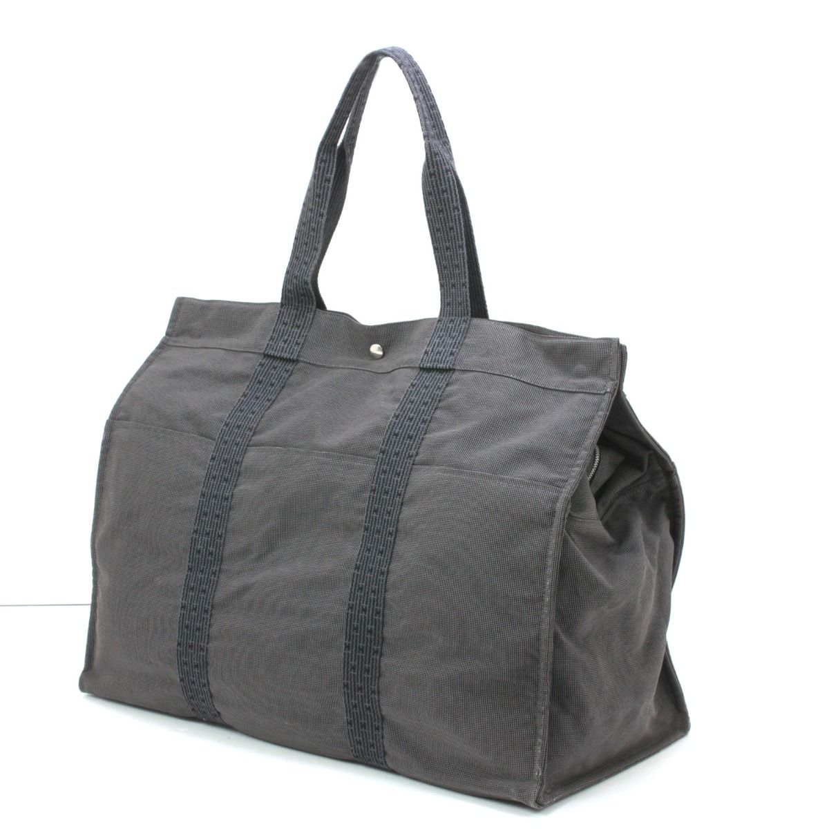 Hermes Her Line TGM Tote Bag Gray