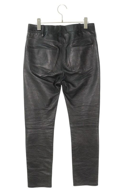 Celine 23AW 2g300280d Lou Jeans Soft Lambskin Leather Long Pants Men 46