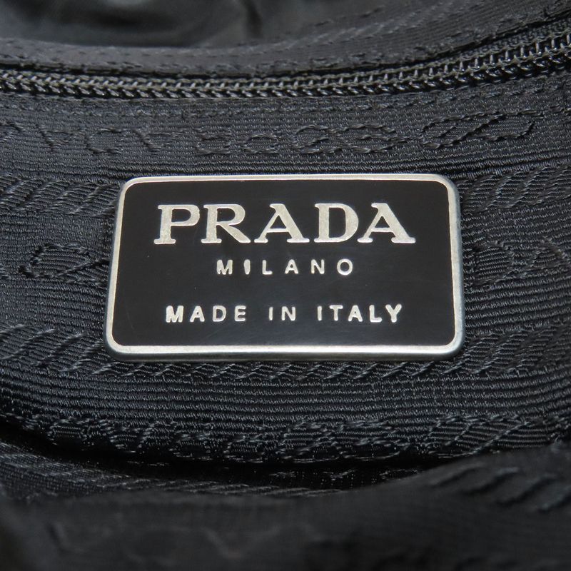 Prada Logo Hardware Backpack Daypack Nylon Women