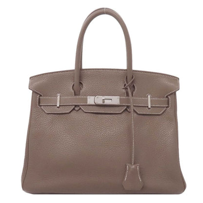 Hermes Birkin 30 Etape Silver Hardware Handbag Taurillon Women