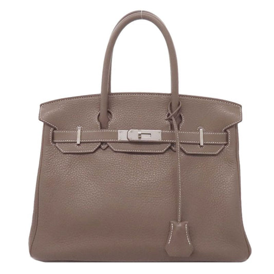 Hermes Birkin 30 Etape Silver Hardware Handbag Taurillon Women