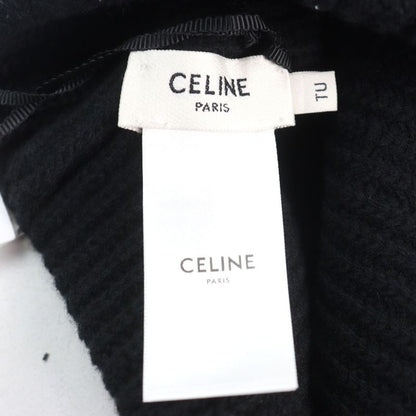 Celine 2a07z666q Embroidered Beanie 100% Wool Logo Embroidered Gradient Sequin