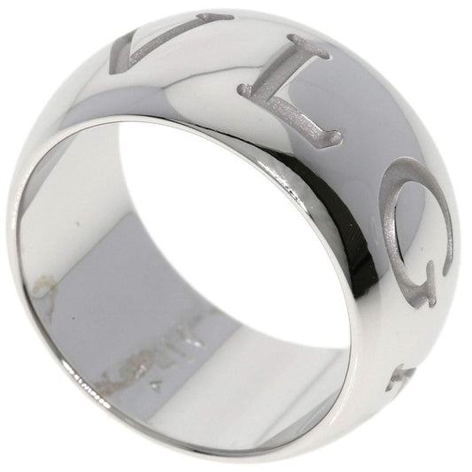 Bvlgari Bulgari Mono Logo #54 Ring - 18K White Gold Ladies