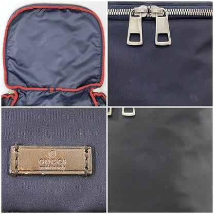 Gucci Backpack Navy Gray Diamante
