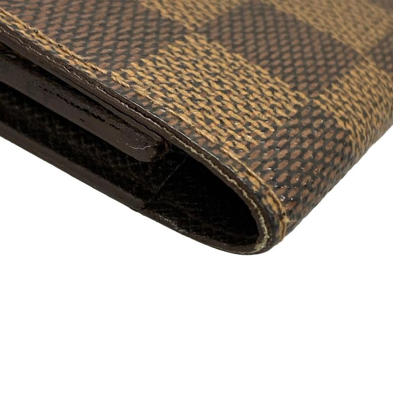 Louis Vuitton Damier Enveloppe Carte De Visite N62920 Ebène Card Case