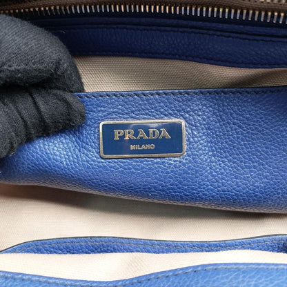 Prada Vitello Grain Blue Leather Bn2767158
