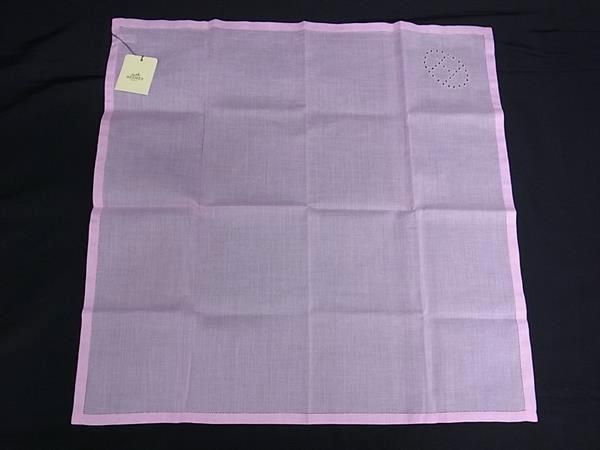 Hermes Evelyn 100% Cotton Handkerchief Pocket Chief Scarf Women's