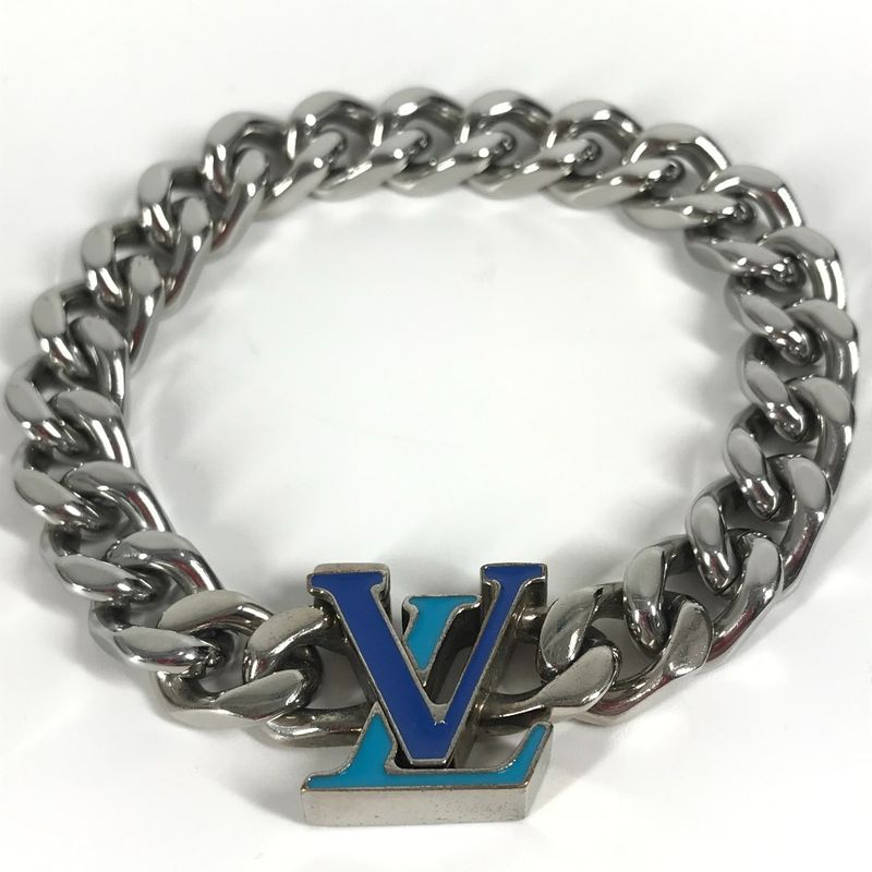 Louis Vuitton Bracelet Bra Scuff LV Chain Bracelet LV Initials M0919l Metal