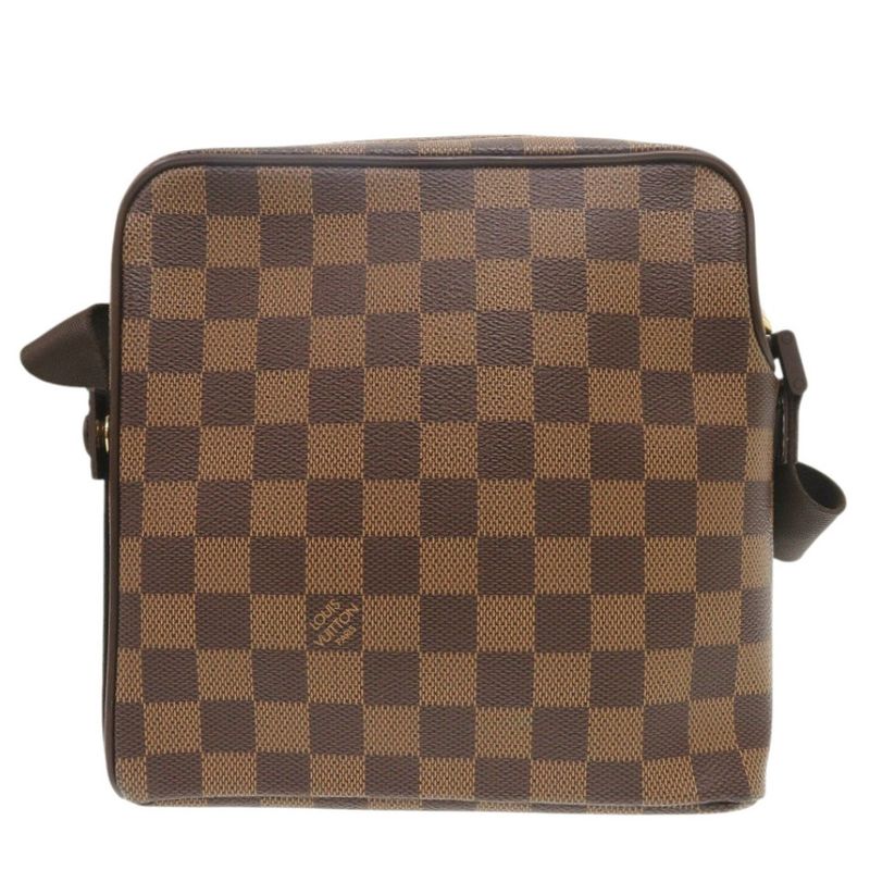 Louis Vuitton Olaf PM N41442 Damier Canvas Ebène Shoulder Bag LV 1227 Louis