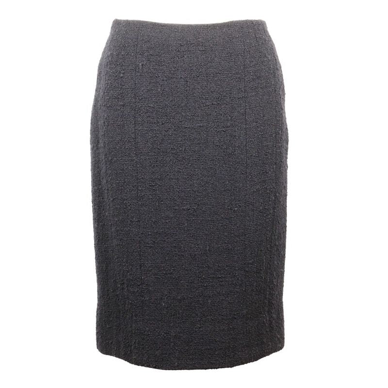 Chanel Wool Navy Women's Skirt