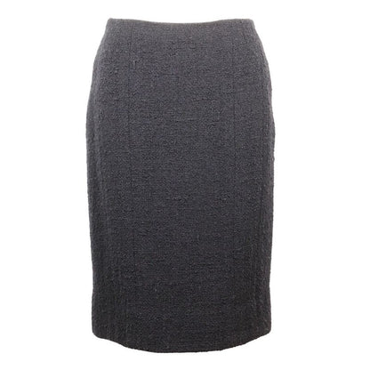 Chanel Wool Navy Women's Skirt