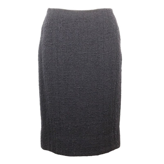 Chanel Wool Navy Women's Skirt