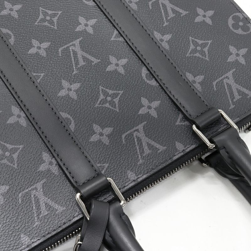 Louis Vuitton Hand Tote Shoulder Bag Monogram Eclipse Sac Placross 2WAY M46456