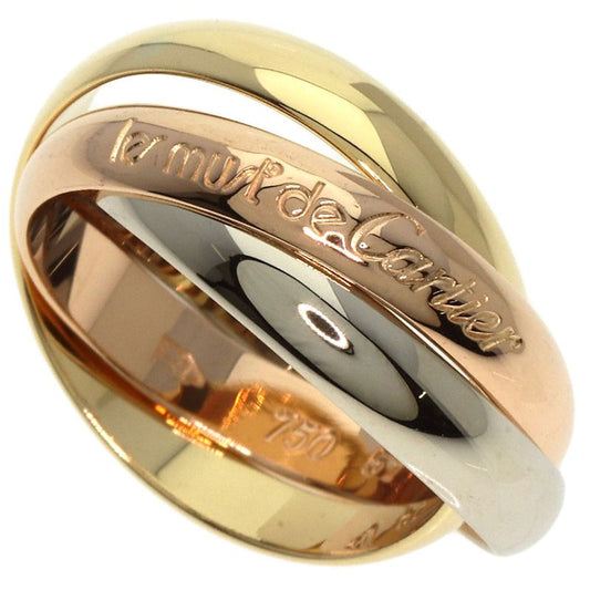 Cartier Trinity #51 Ring 18K Yellow Gold 18K White Gold 18K Pink Gold Ladies