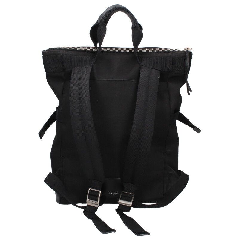 Saint Laurent Paris 484172 1017 Livington Lace Convertible Backpack Men's