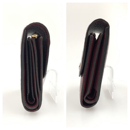 Louis Vuitton Empreinte Portefeuille Marine Trifold Wallet Wine Red