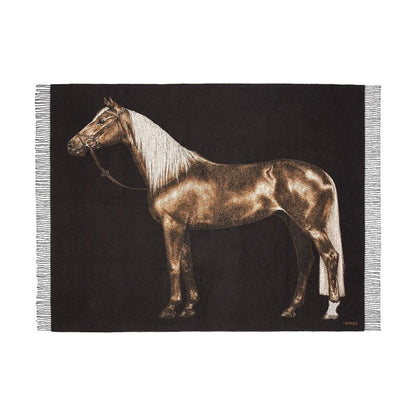 Extra-large Hermes Cheval Palomino Blanket Cheval Palomino Blanket Horse Print