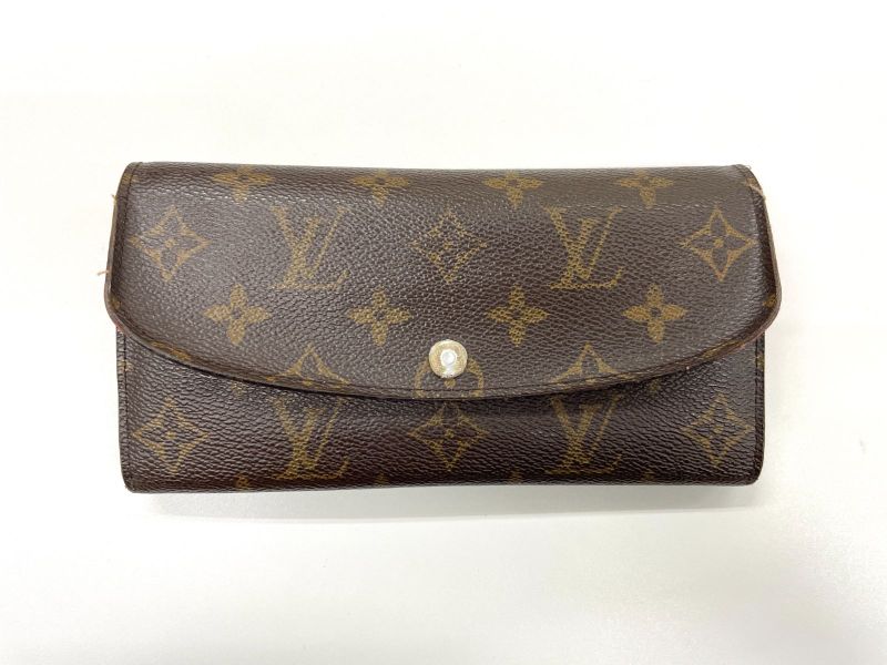 Louis Vuitton Monogram Portefeuille Emilie Zipper Long Wallet M41943 Brown ×
