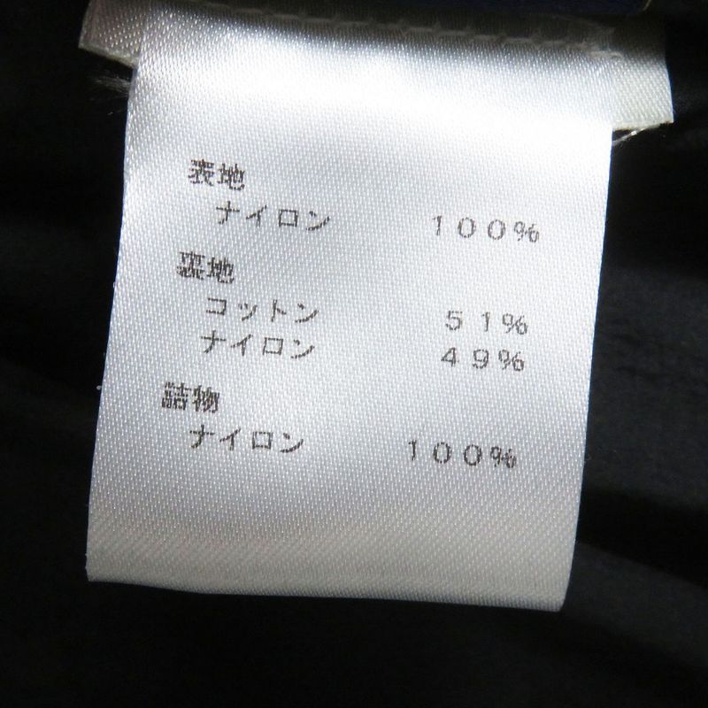 20SS Louis Vuitton 1a63fq Monogram Spray WZIP Padded Blouson Jacket Black×blue