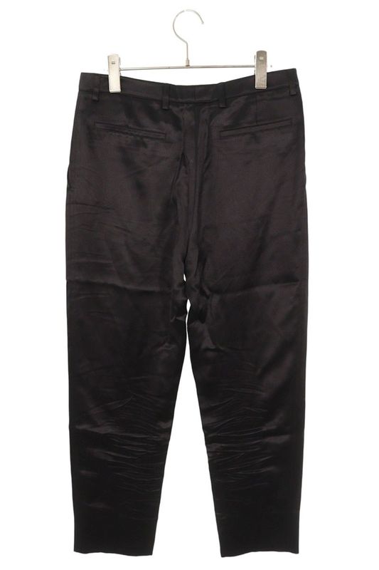 Saint Laurent Paris 682385 Y2e71 Silk Slack Long Pants Men 44