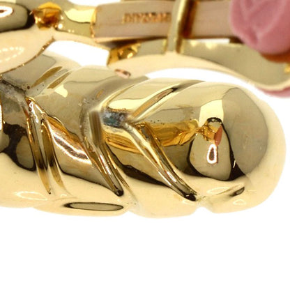 Bvlgari Bulgari Spiga Earring 18K Yellow Gold Ladies