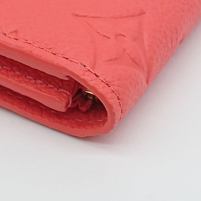 Unused Current Louis Vuitton Portmonnaie Rosalie Compact Wallet Pink IC Chip