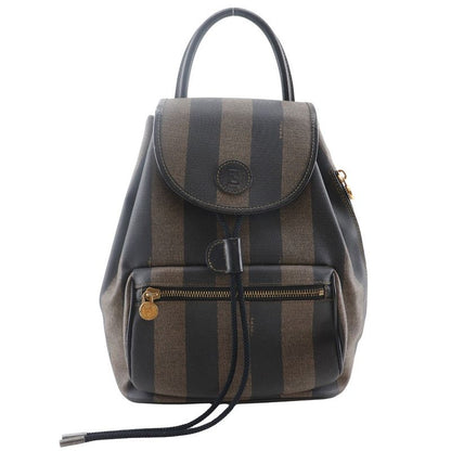 Fendi Pecan PVC Brown Women's Backpack/daypack