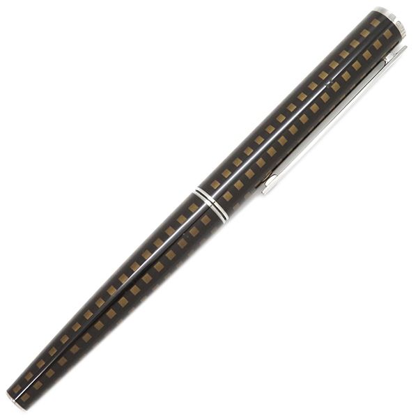 Louis Vuitton Ballpoint Pen Jetluck Metal Dark Brown X Silver Brown Out of Ink