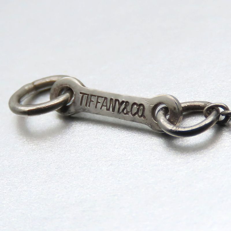 Tiffany & Co Necklace Leaf Motif 925 Silver Approx 3.4g Silver Elsa Peretti