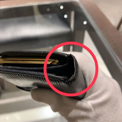 ◎authentic Louis Vuitton Epi Bifold Compact Wallet