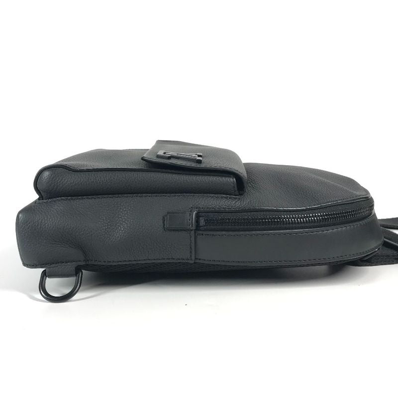 Louis Vuitton Shoulder Bag Pilot Su Ring Bag M23736 Leather Noir Black