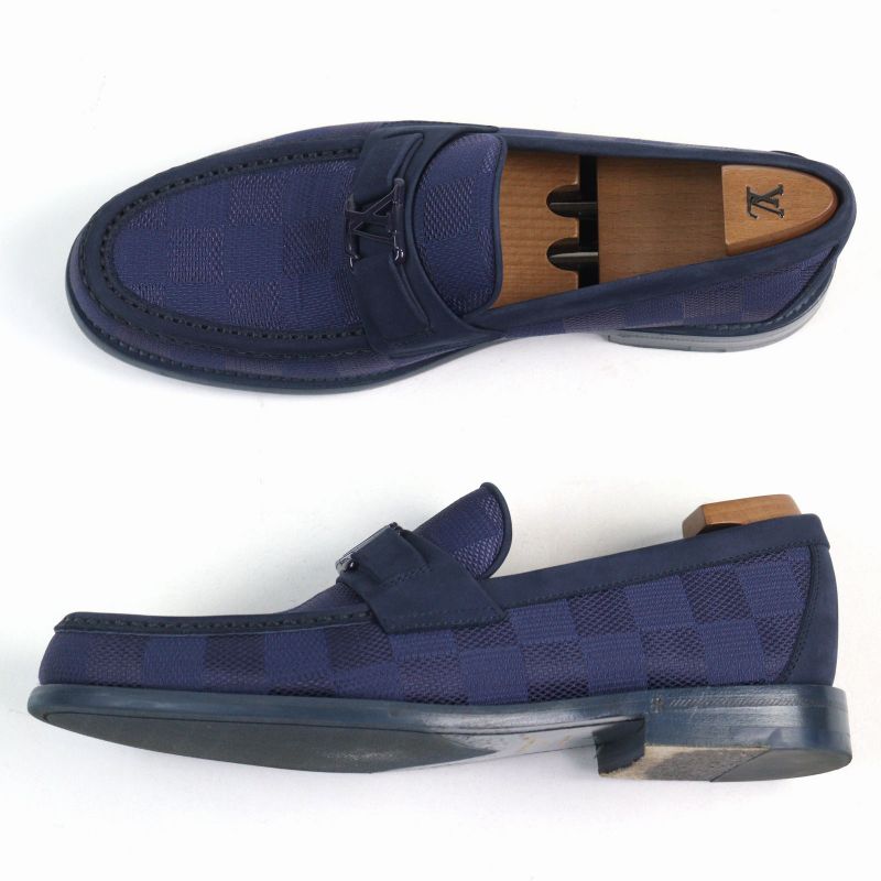 Louis Vuitton 2024 Major Line Leather With LV Logo Hardware Damier Hand-sewn