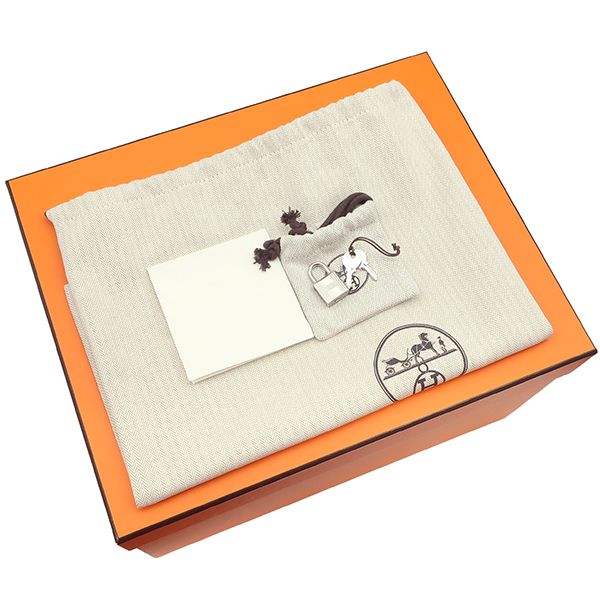 Hermes Handbag Picotin Lock MM Taurillon Clemence Etoupe Silver Hardware Never