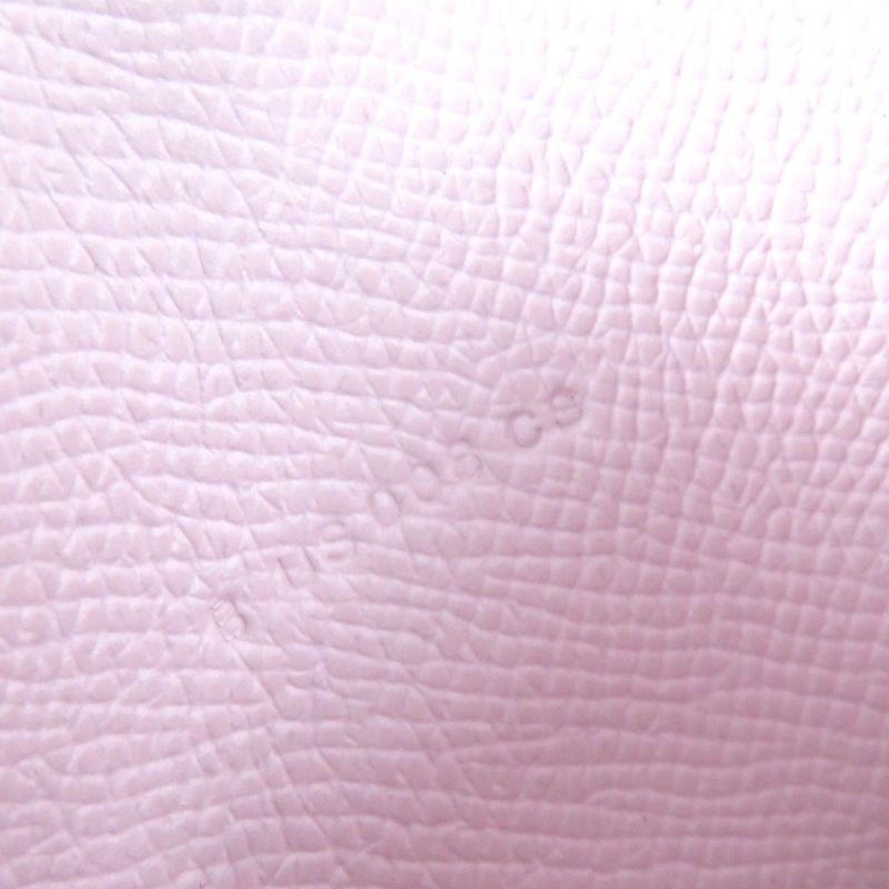 Hermes Bearn Mini Mauve Père Silver Hardware Vaux Epson Compact Wallet Bifold