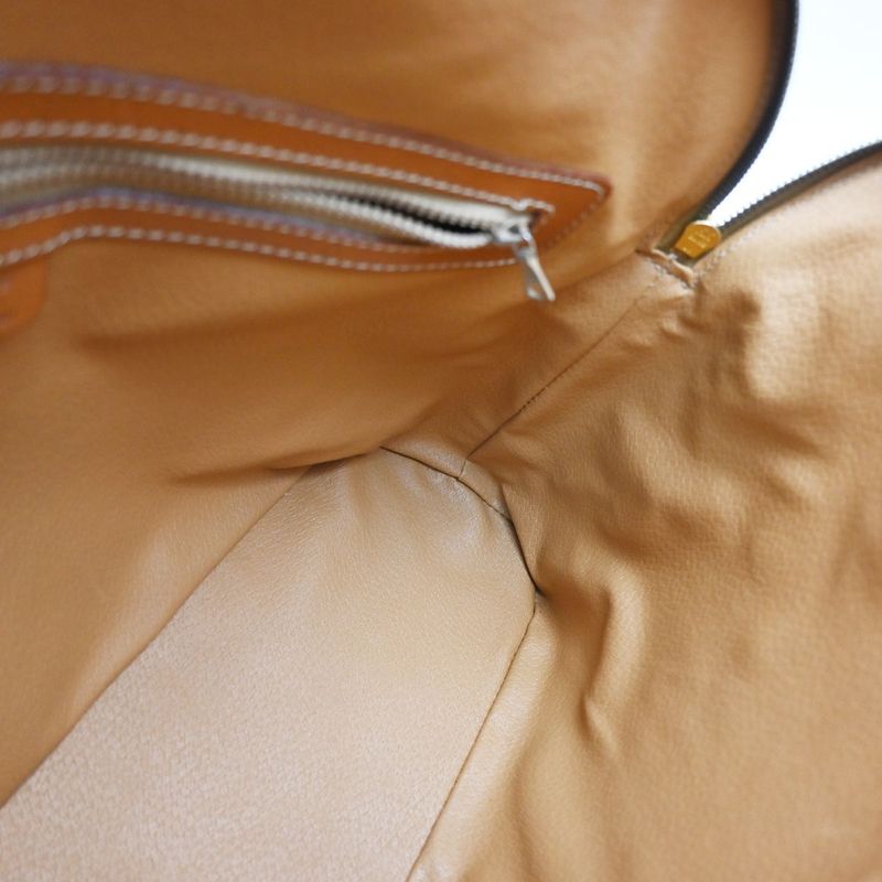 Celine Hand Shoulder Bag Canvas Leather 35kb002