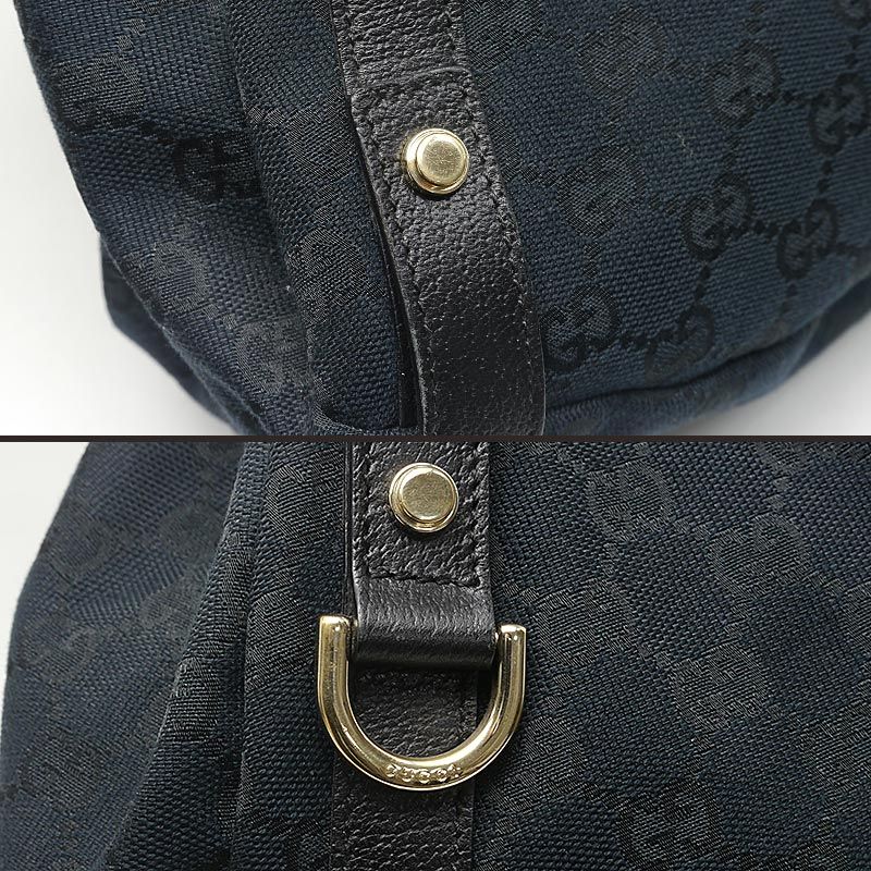 Gucci Abby Tote Bag 130736 Canvas Black