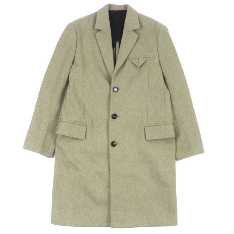  Bottega Veneta 20AW 647389 100% Wool Single Chester Coat