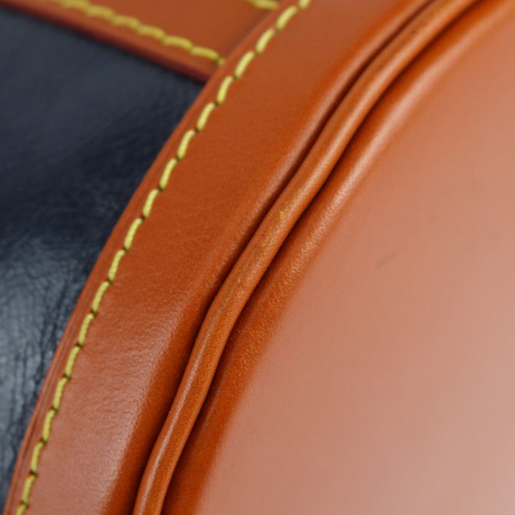 Louis Vuitton Duffle Bag Handbag M53842 Leather Monogram Reverse Navy Brown