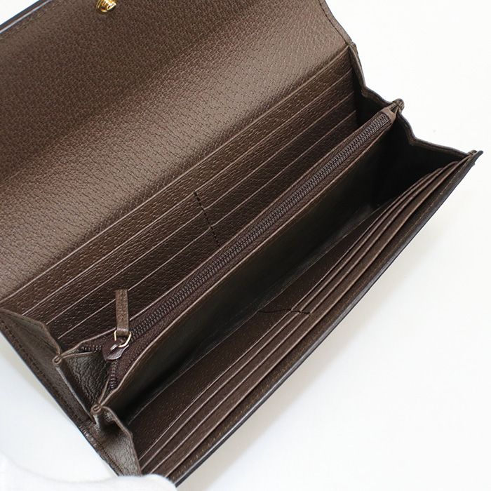 Gucci GG Continental Wallet Ophidia 523153 Long Wallet With Di-fold Coin Purse