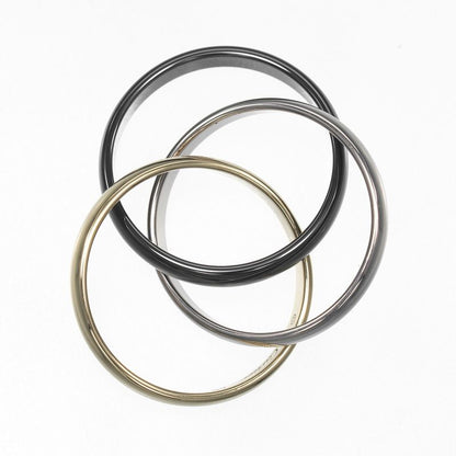 Cartier Trinity 2.8mm (0.11in) Band 18K Yellow Gold X 18K White Gold X Ceramic