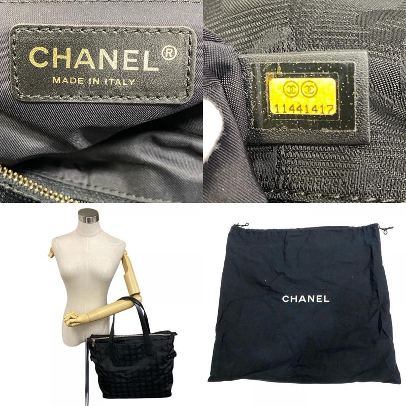 Chanel New Travel Line GM Shoulder Tote Bag Brand Shoulder Stylish Laptop Black