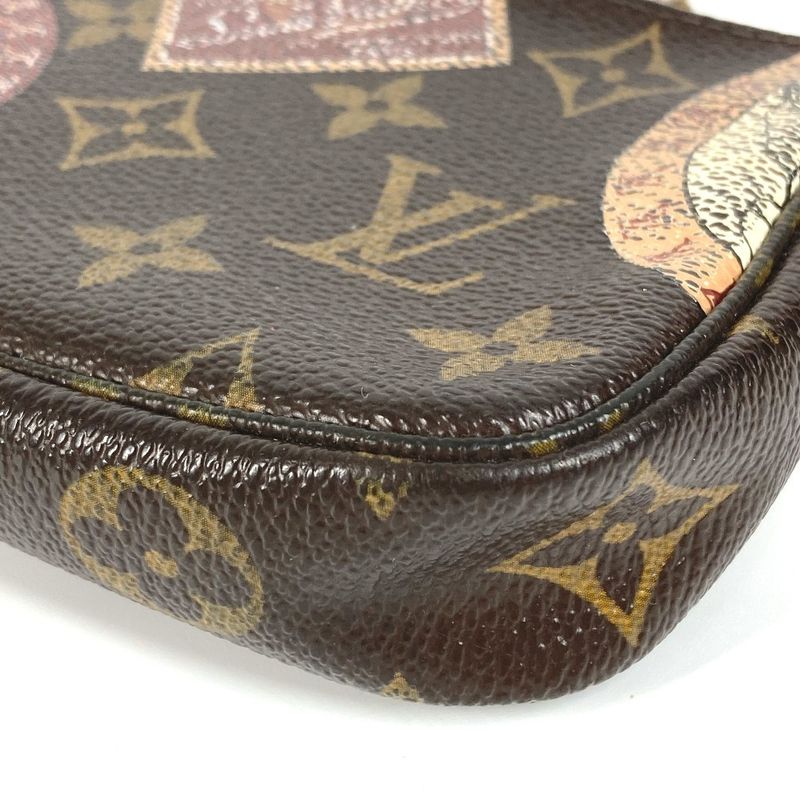 Louis Vuitton Shoulder Bag Mini Pochette Accessoire M95804 Monogram Canvas Brown